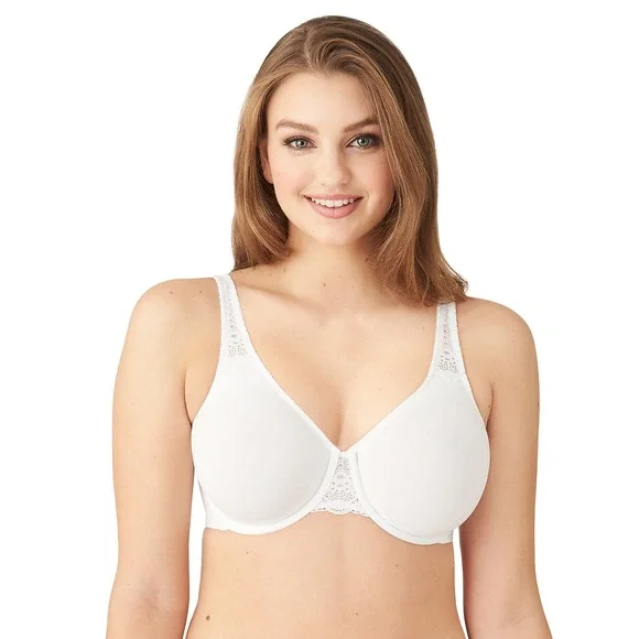 Wacoal Soft Embrace Seamless Lace Bra Underwire White 34DD - Picture 1 of 11